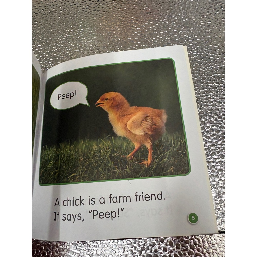 Scholastic Guided Science‎ Readers Level C Lot of 4 Farm Friends Who Is Hatching
